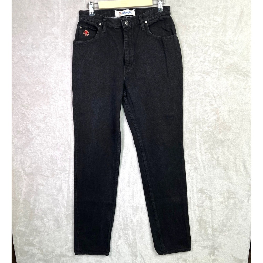 Vintage Wrangler Twenty X Black Jeans 13/14 x‎ 36 USA Made Tapered Leg Y2K Denim